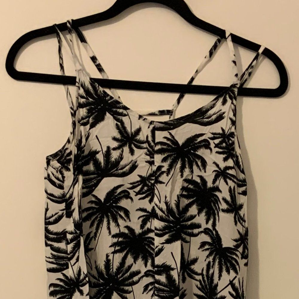 Jachs Girlfriend Bathing Suit Coverup in Black and White Large - Picture 3 of 8